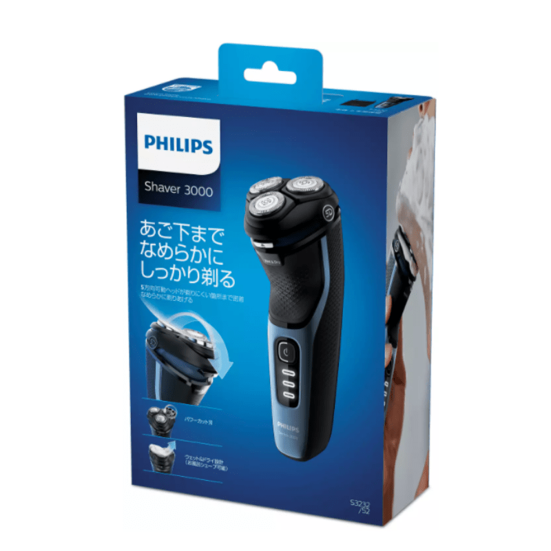 Philips Shaver Philips Shaver Series 3000 Wet Or Dry Electric Shaver, S3232/52 (6865985863769)