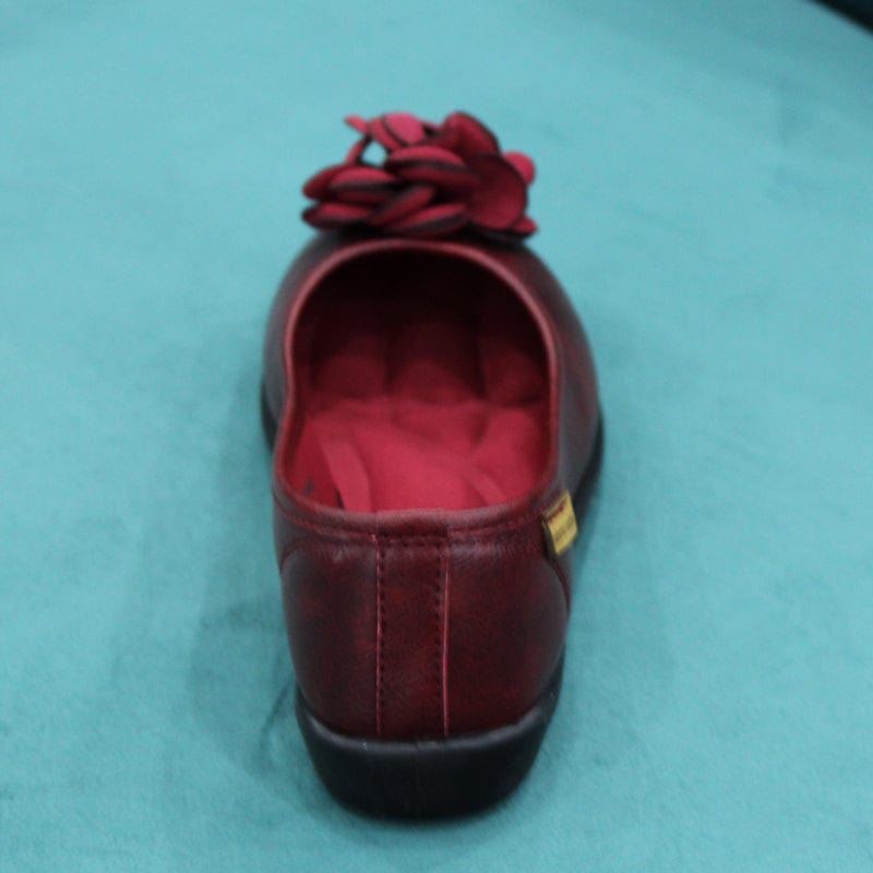 Pierre Cardin LADIES SHOES Pierre Cardin Paloma Flower Ladies Pumps Bordeaux (6590947819609)