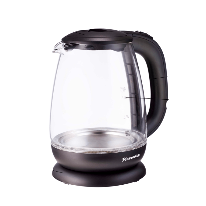 Pineware KETTLE Pineware 1.7 Litre Glass Kettle PGK260 (6931796000857)