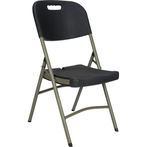 Plastic Chair Plastic Folding Chair Black (7122161893465)
