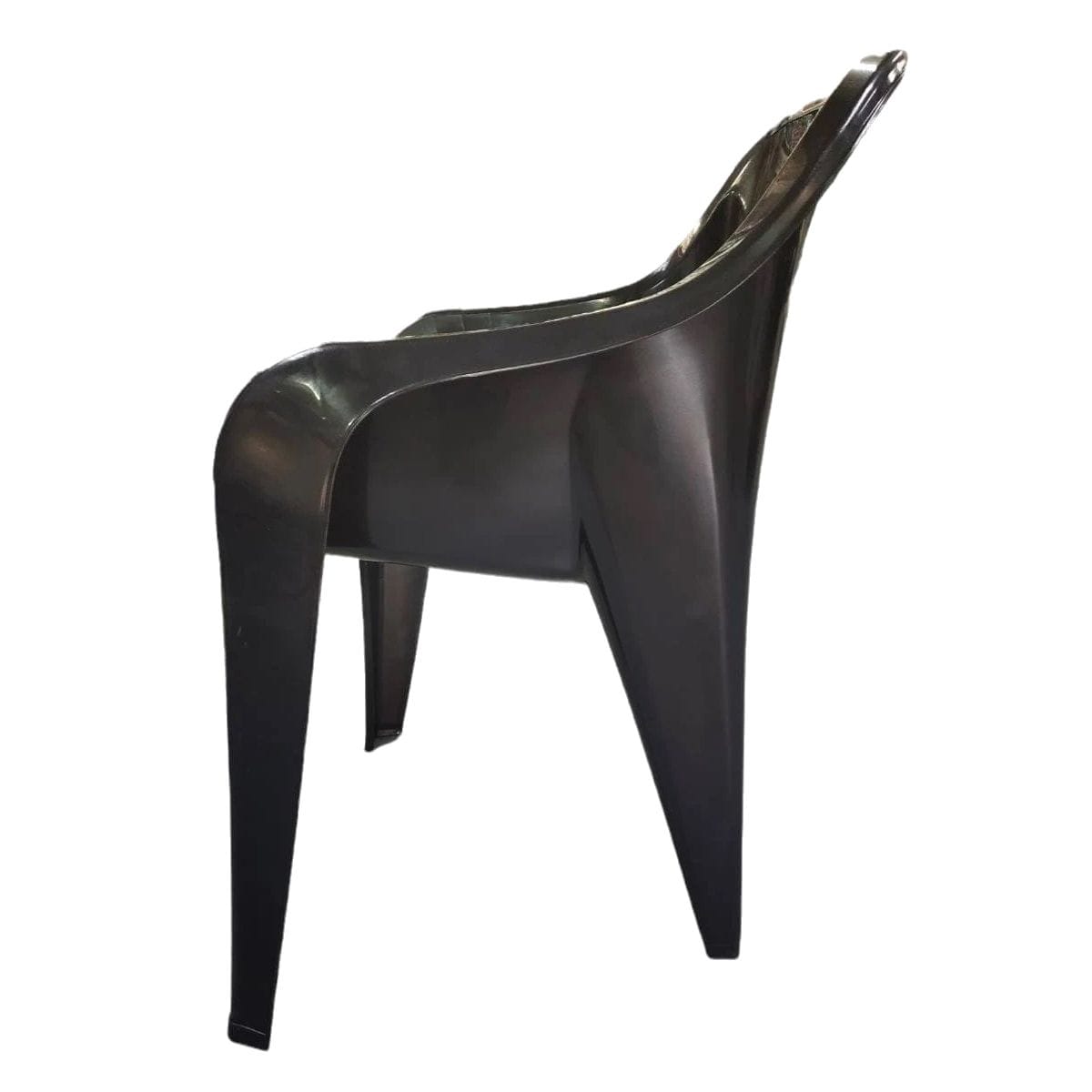 Plastic Chair Plastic Jumbo Party Chair Black (7122153865305)