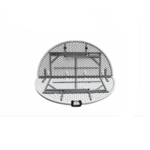 plastic Table Kitchen Round 150cm Plastic Event Folding Table with Handle (2061632045145)