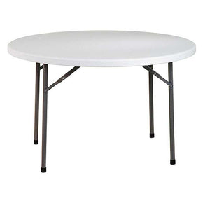 plastic Table Kitchen Round 150cm Plastic Event Folding Table with Handle (2061632045145)