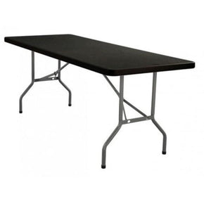 plastic Table table Rectangular Event Fold In Half Table 180cm Black (7121596317785)