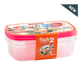 Plasticware Kitchen Rectangular Combo Plastic Food Containers (4676699947097)
