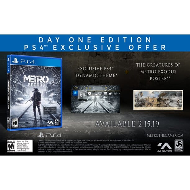 PlayStation Game Metro Exodus - Aurora Limited Edition (6958247379033)