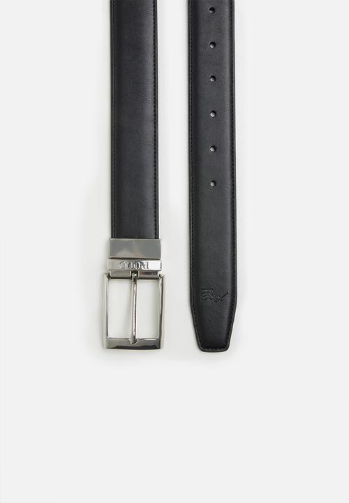 Polo Belts Polo Belts Lancaster  Black/Brown EPG163 (7070132371545)