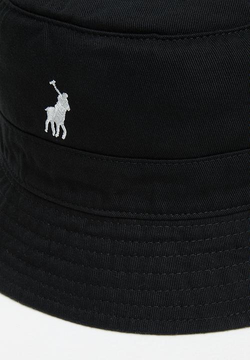 Polo bucket hat Polo Classic Twill bucket Black (7131734507609)