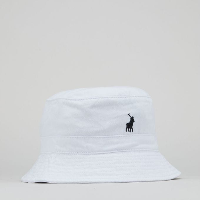 Polo bucket hat Polo Sydney Twill Bucket Hat White (7167226216537)