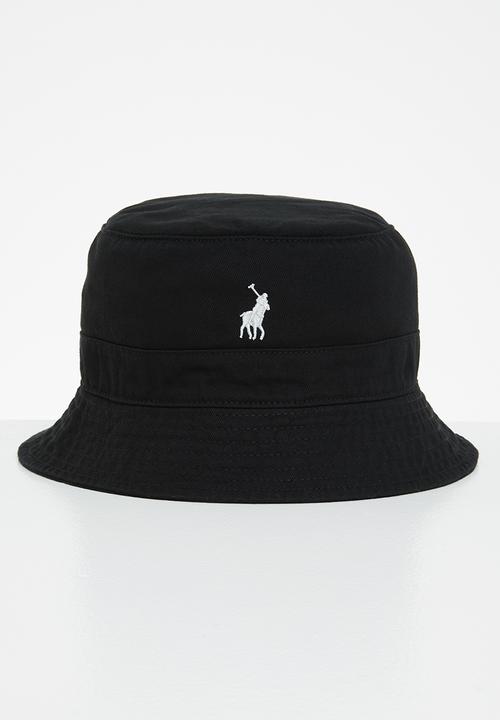 Polo bucket hat S Polo Classic Twill bucket Black (7131734507609)