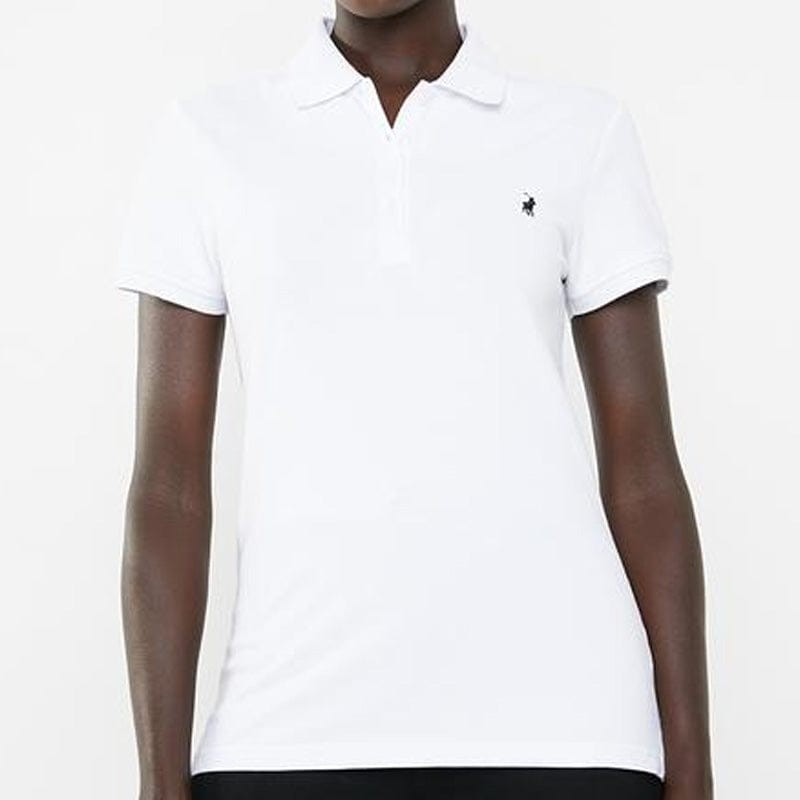 Polo Golfer Polo Margot Pony Stretch Ladies Golfer White (6654072193113)