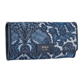 Polo Ladies Purse Polo Bedford Clutch Purse Navy POS454356 (7229948690521)