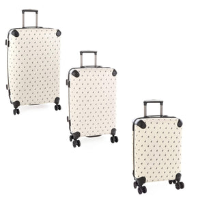 Polo Luggage Polo Classic Double Pack Luggage Set Of 3 Beige (7184884498521)