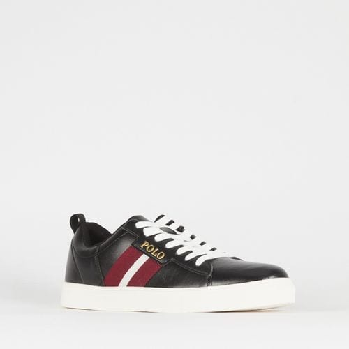 Polo Sneakers Polo Ian Side Flash Sneaker Black (7131722317913)