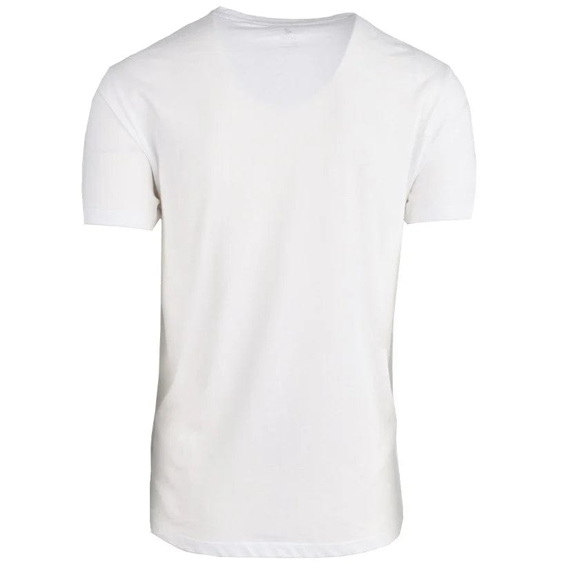 Polo T Shirt Polo V Neck Mens T-Shirt White (7152612311129)