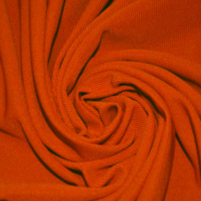 POLYESTER Dress Fabrics Orange Snow Look Linen Fabric 150 cm (4698877132889)