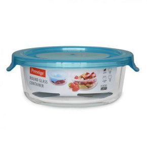 PRESTIGE glass container Prestige Round Glass Container 400ml (6558265737305)