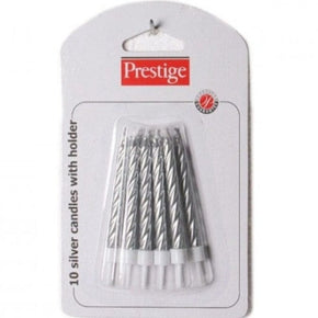 PRESTIGE Silver Candle Prestige Silver Candle Holder Set 10 Piece 00043 (6989754105945)