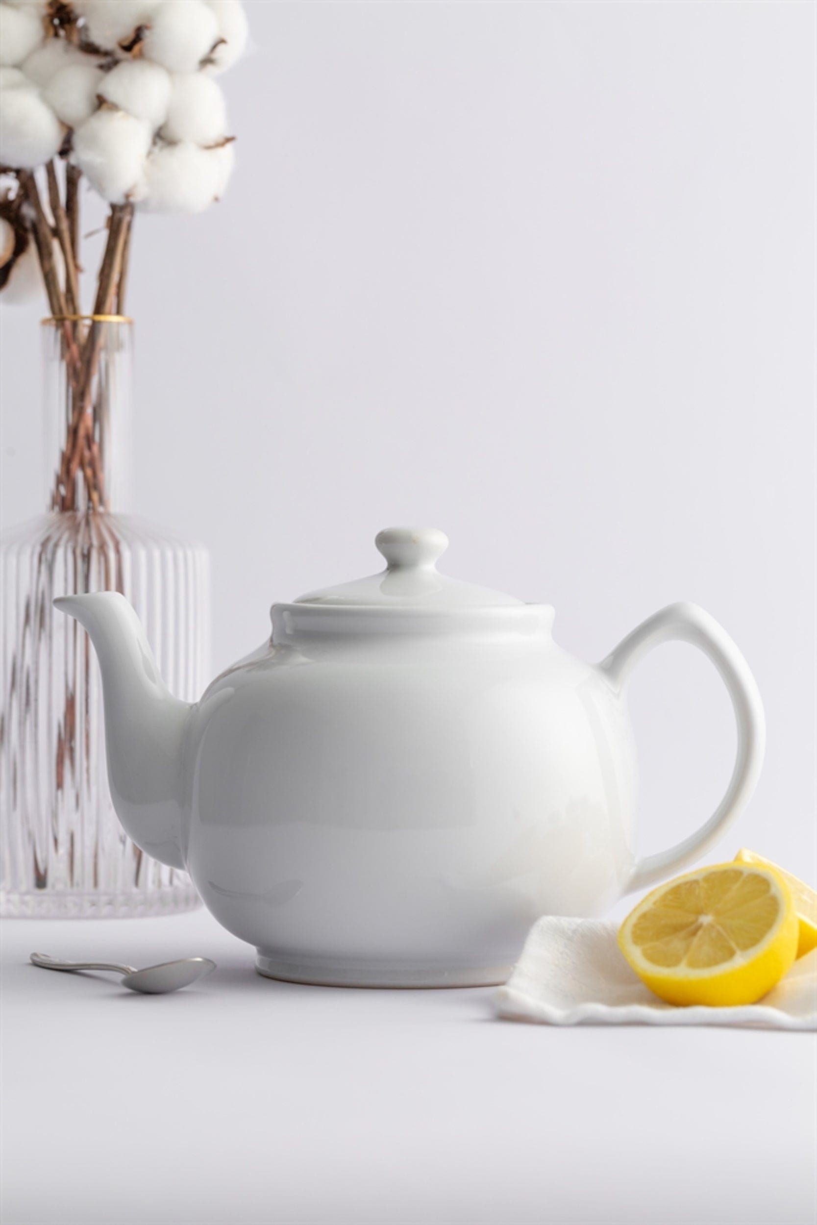 Price & Kensington Teapot Price & Kensington Teapot 10 Cup White PK0056722 (7174583418969)