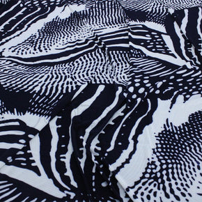 PRINTED DTY Dress Fabrics Printed FDY Puff Fabric 150cm (7174405521497)
