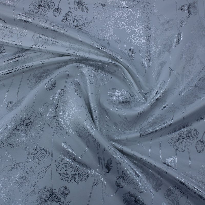 Printed Satin Dress Fabrics Printed Foil Duchess Satin Fabric 150 cm (6930282414169)