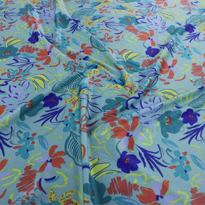 PRINTED SATIN Fabric Printed 50D Dull Satin 140cm (7143096909913)