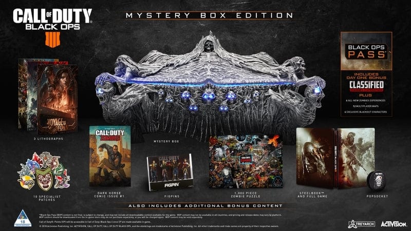 ps4 Gaming Call of Duty®: Black Ops 4 - Mystery Box Collector's Edition (PS4) (2061825310809)