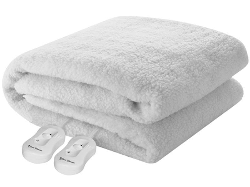 PURE PLEASURE ELECTRIC BLANKET Pure Pleasure Sherpa Full Fitted Electric Blanket With Elastic (6562276409433)