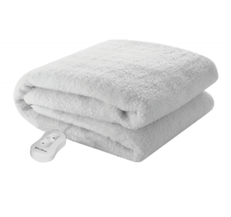 PURE PLEASURE ELECTRIC BLANKET Single 91x188 Pure Pleasure Sherpa Full Fitted Electric Blanket With Elastic (6562276409433)