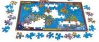 QMAN PUZZLE The World Map Puzzle Games 180 Piece 6305 (6998643998809)