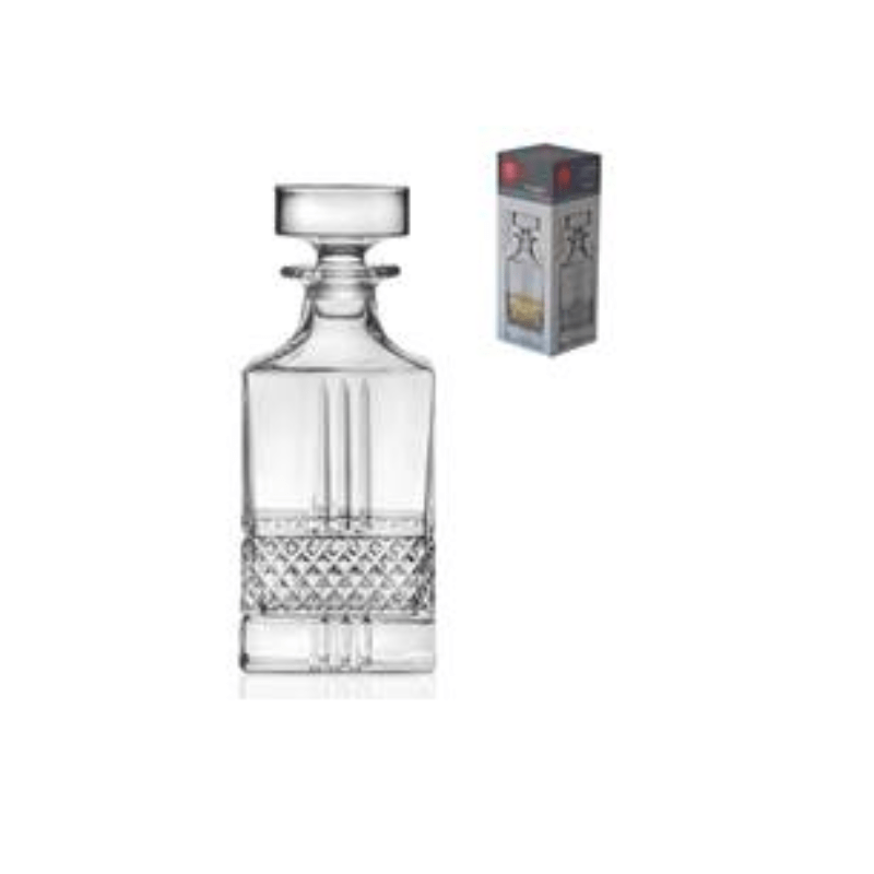 RCR CRYSTAL GLASS RCR Brillante Square Decanter 850ML (4724523237465)
