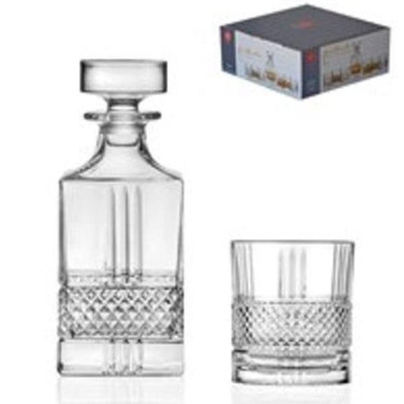 RCR CRYSTAL GLASS RCR Brilliante Crystal Whisky Set Of 7 (4745761161305)