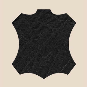 Real Leather Upholstery Fabrics Sheraton Leather Skin Buffalo Afrique_ Black (2061668974681)