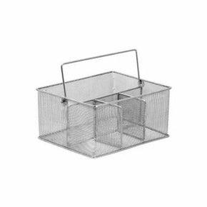 Regent Kitchen Regent Chrome Wire Cutlery Caddy (235X180X165Mm) (4742487113817)