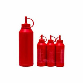 Regent Sauce Bottle Regent Plastic Sauce Bottle Red 6pk (4742485901401)