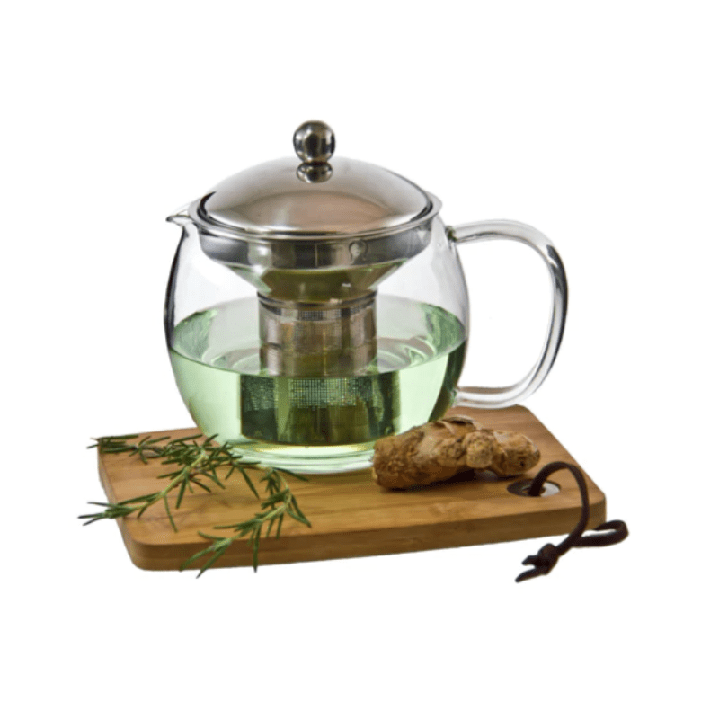 Regent Teapot Regent - Teapot Glass With Stainless Steel - 1.2 Litre (7015937933401)