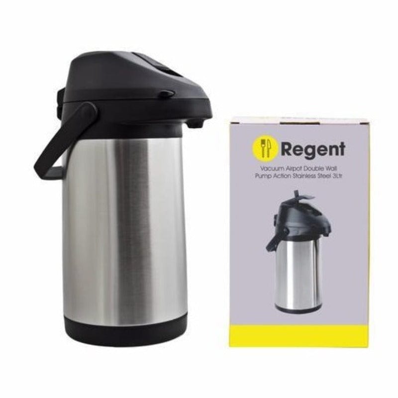 Regent Vacuum Regent Vacuum Airpot Stainless Steel, 3 Litre (6722668593241)