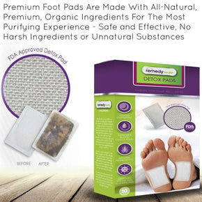 Remedy Health Detox Foot Patches Remedy Health Detox Foot Patches REM017 (6955012489305)