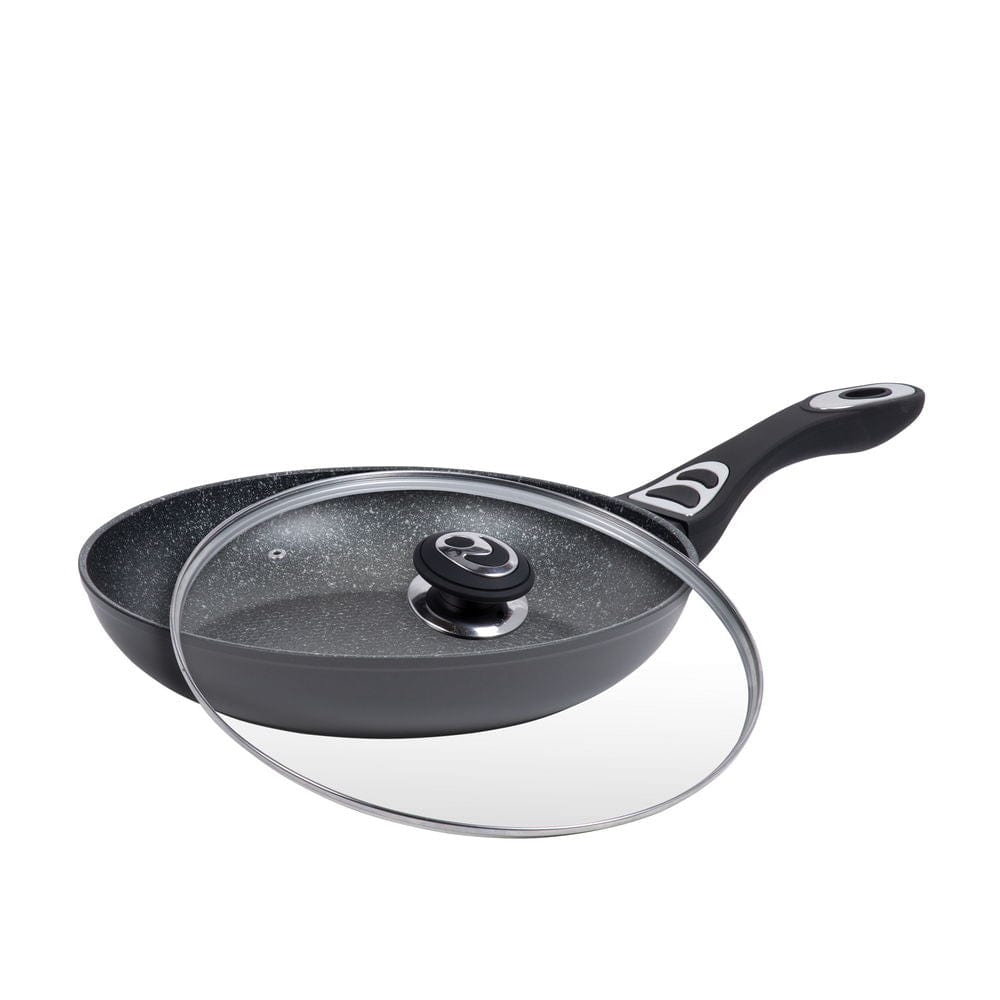 Resto POTS Resto Sabik Non-Stick Frying Pan With Lid 26cm Black (7221709045849)