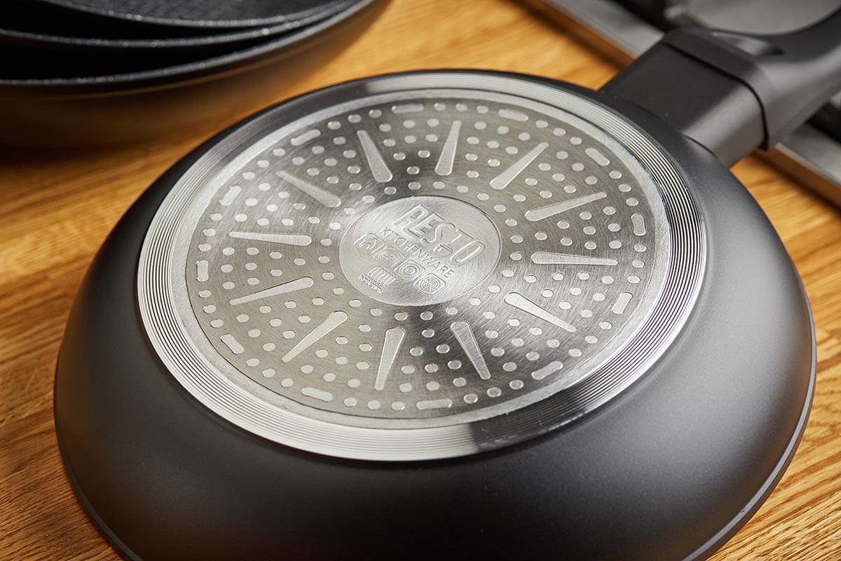 Resto POTS Resto Sabik Non-Stick Frying Pan With Lid 26cm Black (7221709045849)