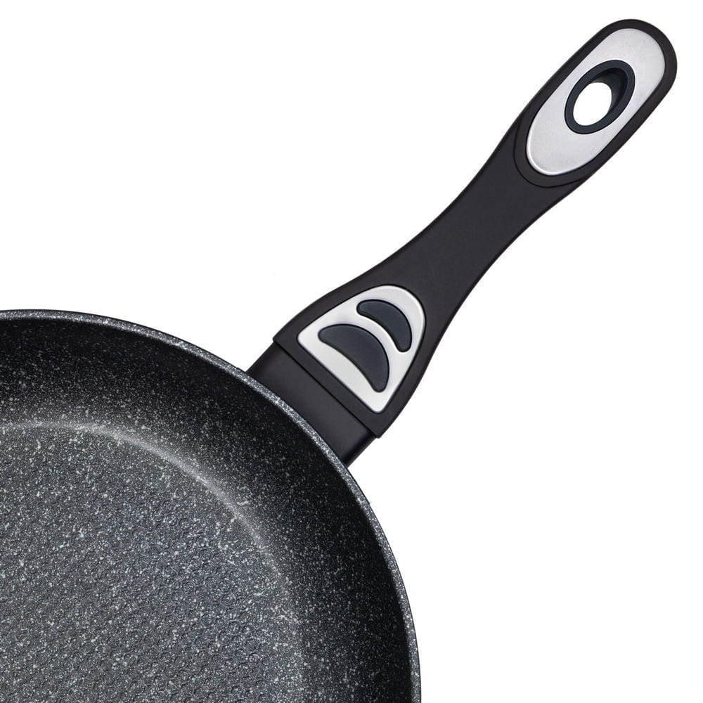 Resto POTS Resto Sabik Non-Stick Frying Pan With Lid 28cm Black (7221716418649)
