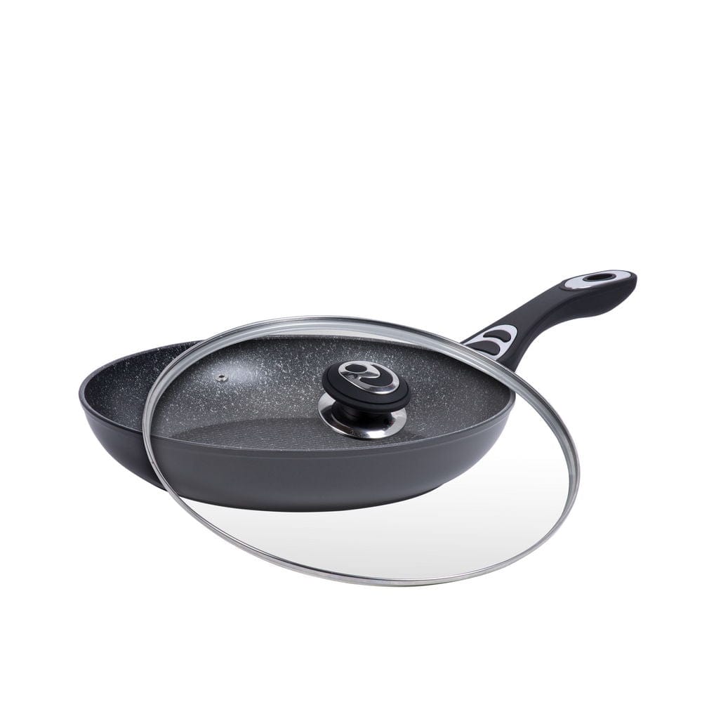 Resto POTS Resto Sabik Non-Stick Frying Pan With Lid 28cm Black (7221716418649)