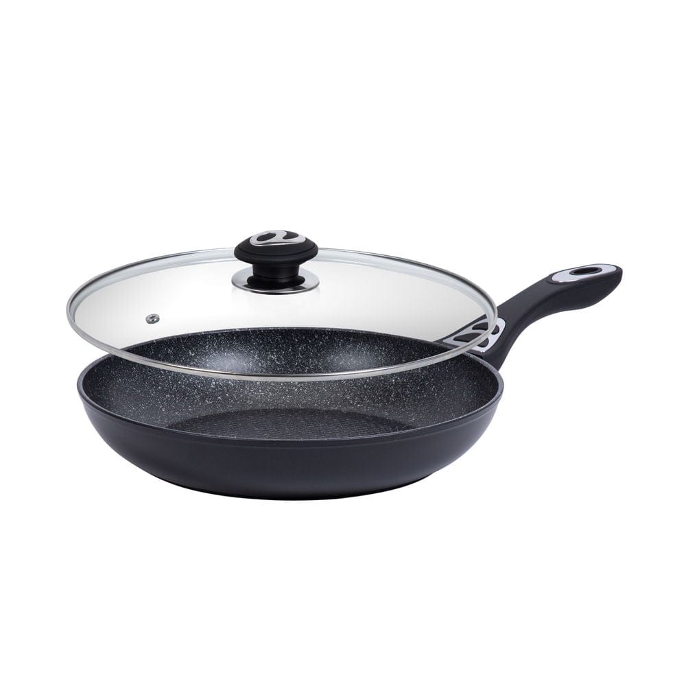 Resto POTS Resto Sabik Non-Stick Frying Pan With Lid 28cm Black (7221716418649)