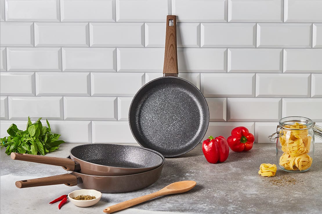 Resto POTS Resto Vela Non-Stick Frying Pan Brown (7221722382425)