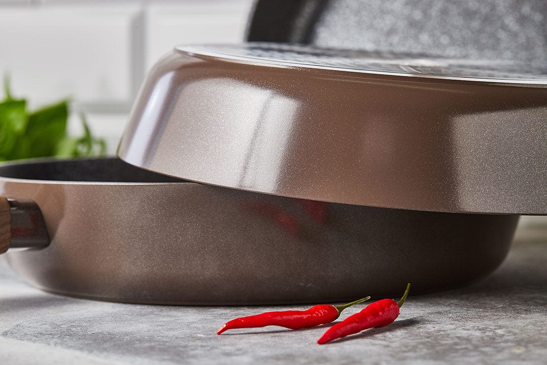 Resto POTS Resto Vela Non-Stick Frying Pan Brown (7221722382425)