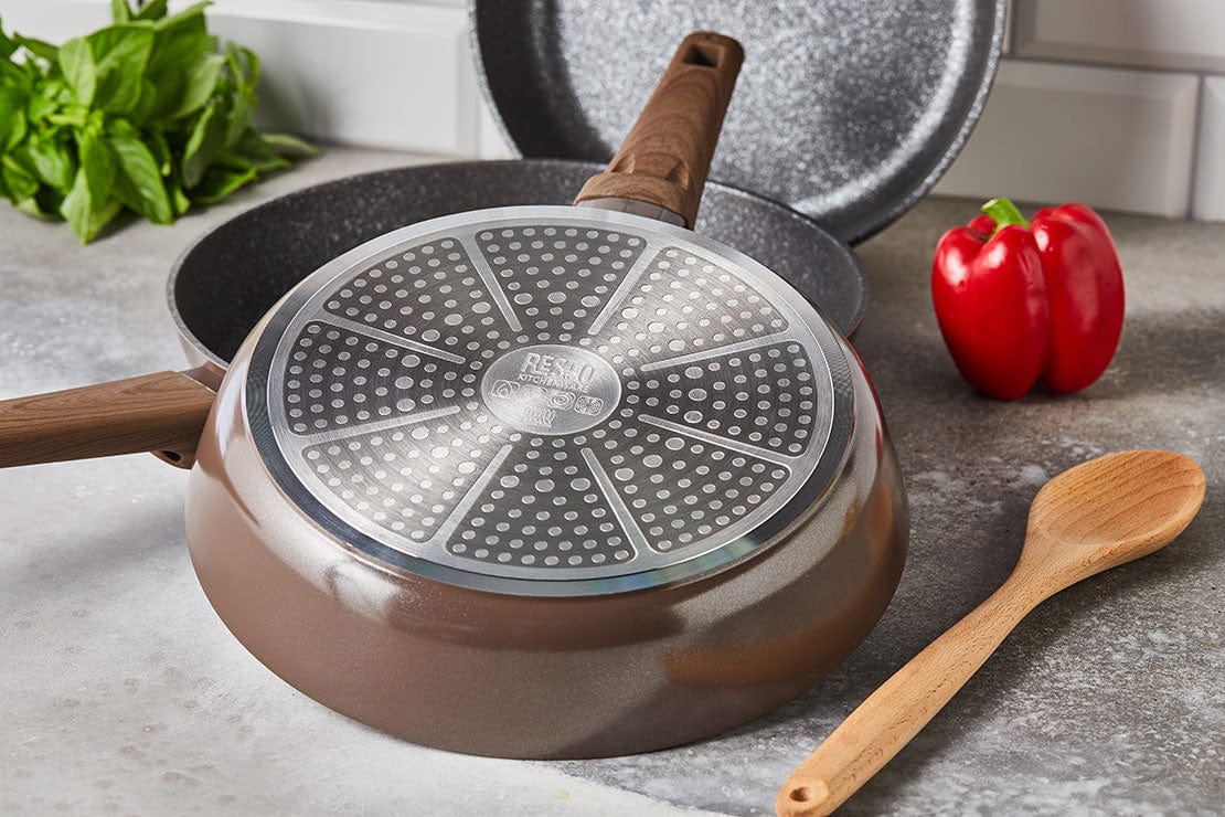 Resto POTS Resto Vela Non-Stick Frying Pan Brown (7221722382425)