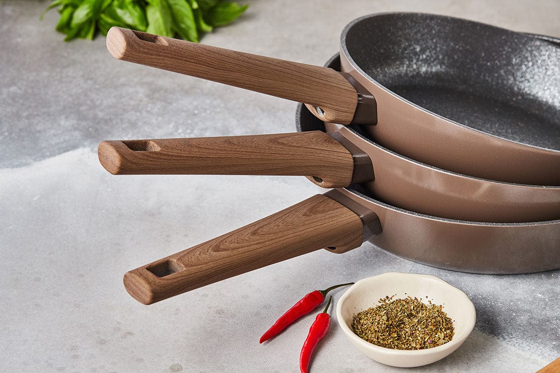 Resto POTS Resto Vela Non-Stick Frying Pan Brown (7221722382425)