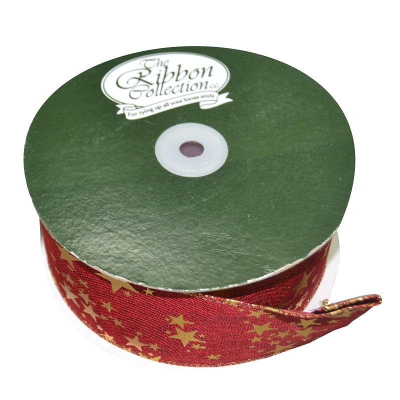 RIBBONS Habby Ribbons Wired Star Print (2061832257625)