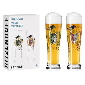 Ritzenhoff Glasses Ritzenhoff Usage Time Wheat Beer Set Sonja 3481002 (7191191060569)