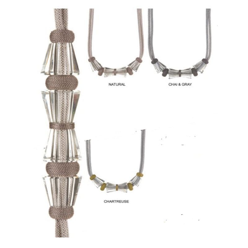 river fabrics TIEBACKS tieback tana chartreuse tana20283 River Fabrics Tiebacks Tana (7282745442393)